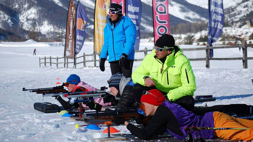 Gonordiq, cours de biathlon