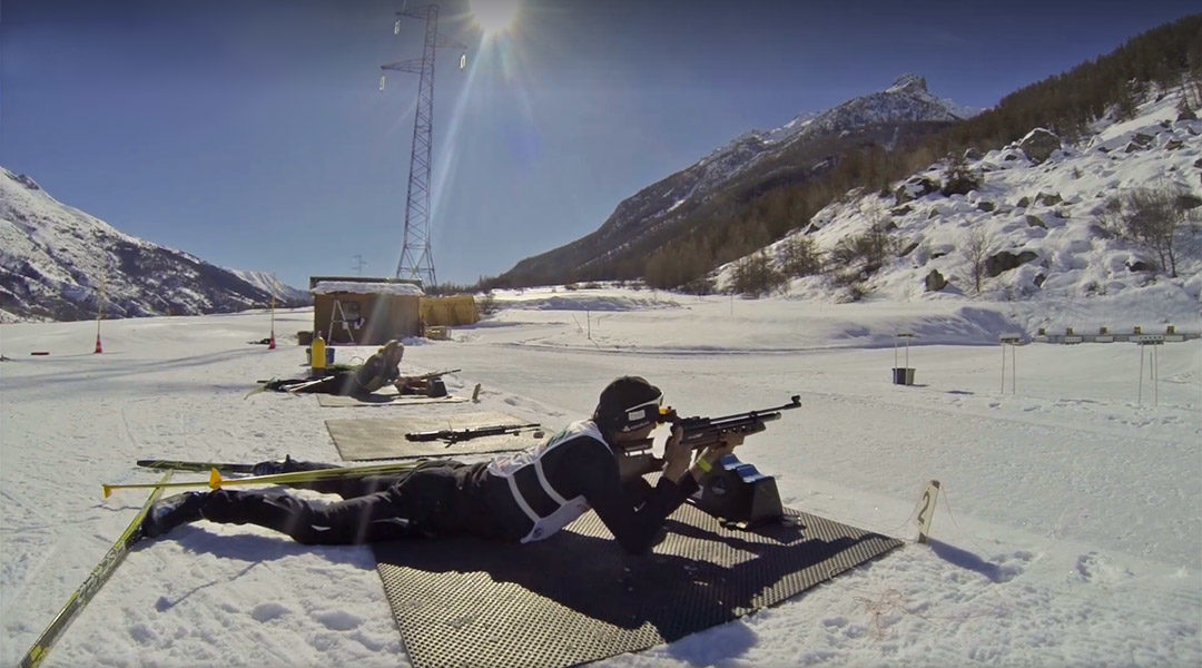 Entrainement de Biathlon à l’UCPA